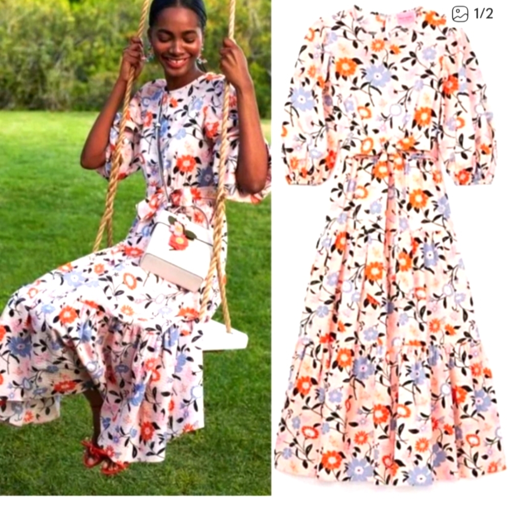 Kate Spade Garden DressPuff Sleeves